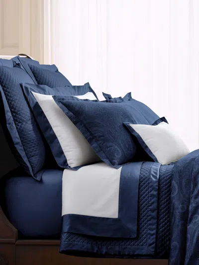 Ralph Lauren Doncaster Oxford Pillowcase In Navy