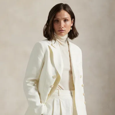 Ralph Lauren Double-breasted Hemp Blazer