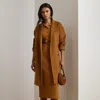 Ralph Lauren Double-breasted Wool-blend Cocoon Coat In Multi
