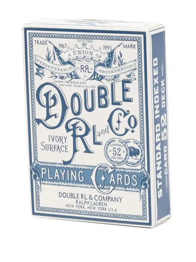 Polo Ralph Lauren Double Card Deck (9cm X 6cm) In White