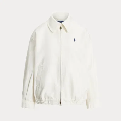 Ralph Lauren Double-faced Cotton Jacket In White