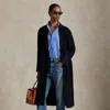 Ralph Lauren Double-faced Wool Coat In Black