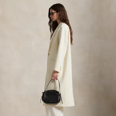 Ralph Lauren Double-faced Wool Coat In White
