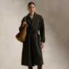 Polo Ralph Lauren Double-faced Wool Wrap Coat In Loden