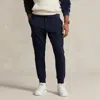Polo Ralph Lauren Double-knit Cargo Jogger Pant In Aviator Navy