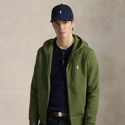 Ralph Lauren Double-knit Full-zip Hoodie In Green