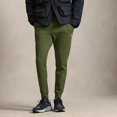 Polo Ralph Lauren Double-knit Jogger Pant In Supply Olive In Blue