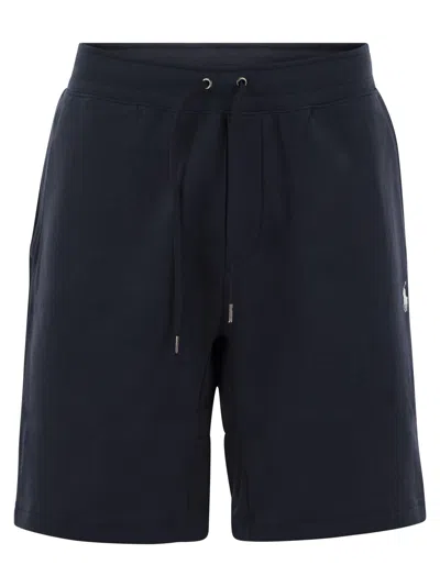 Ralph Lauren Double-knit Shorts In Aviator Navy