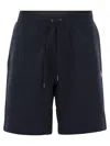 Ralph Lauren Double-knit Shorts In Blue