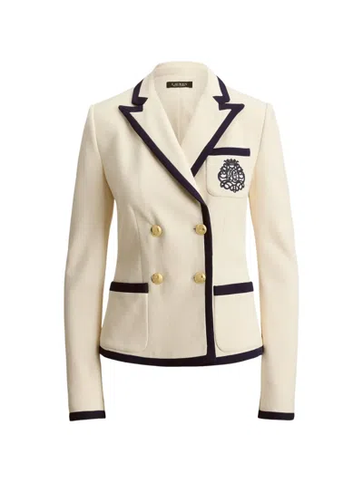 Ralph Lauren Double-breasted Jacket In White