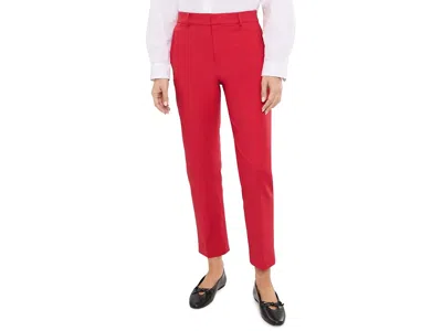 Ralph Lauren Double-faced Cotton Slim Straight Pants Women's Clothing Ralph Red: 16 28, Cotton/elastane