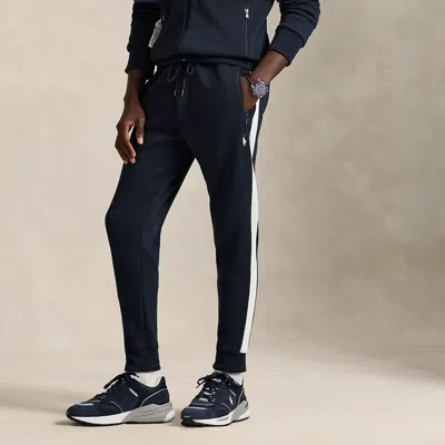 Polo Ralph Lauren Double-knit Jogger Pant In Aviator Navy In Blue