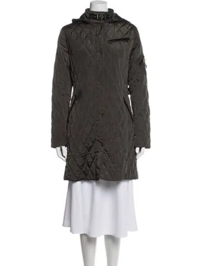 Pre-owned Ralph Lauren Down Coat In Green