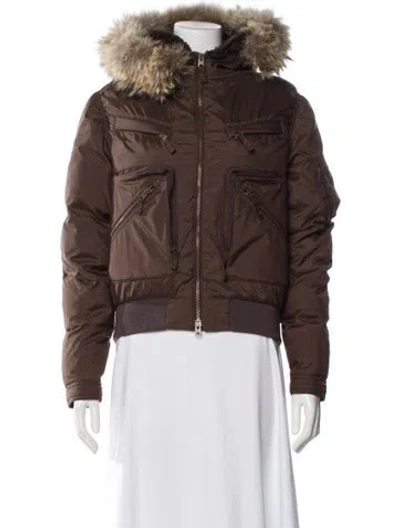 Pre-owned Ralph Lauren Down Jacket In Brown