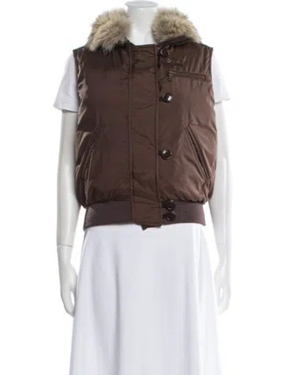 Pre-owned Ralph Lauren Down Jacket In White