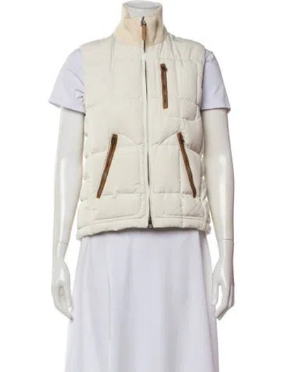 Pre-owned Ralph Lauren Down Jacket In White