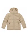 Ralph Lauren Down Jkt-outerwear-bomber In Nude