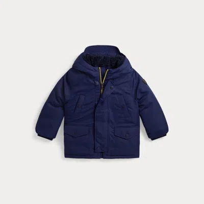Ralph Lauren Kids' Down Parka In Newport Navy In Blue