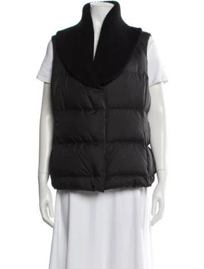 Pre-owned Ralph Lauren Down Puffer Vest In Black