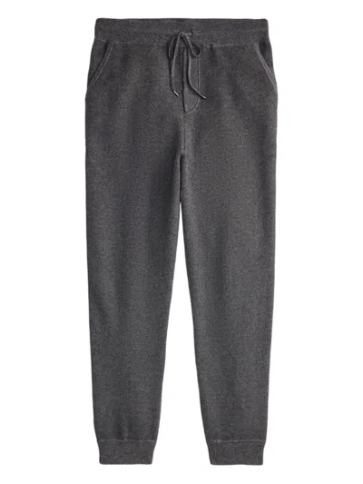 Ralph Lauren Drawstring Track Pants In Gray