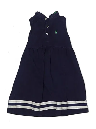 Pre-owned Ralph Lauren Kids' Dress In Blue