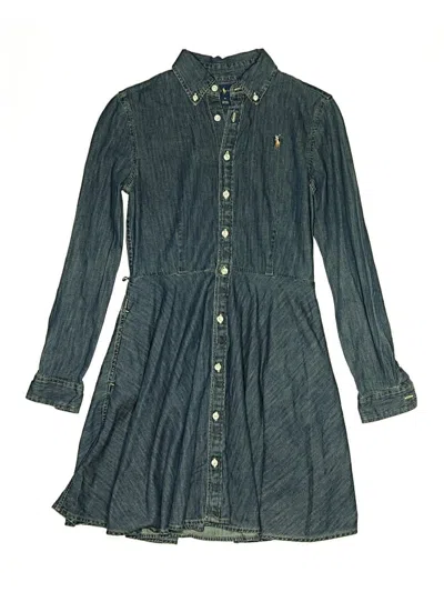 Pre-owned Ralph Lauren Kids' Dress In Blue