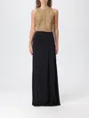 Ralph Lauren Women's Beaded Mesh & Jersey Tie-front Gown In Black