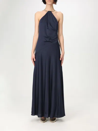 Ralph Lauren Dress Lauren  Woman Color Blue In Blau