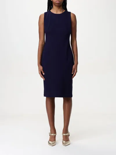 Ralph Lauren Dress Lauren  Woman Color Blue In Blau