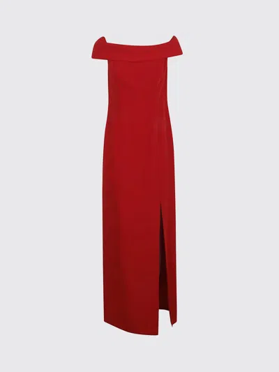 RALPH LAUREN DRESS LAUREN RALPH LAUREN WOMAN COLOR RED,H40566014