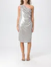 Ralph Lauren Dress Lauren  Woman Color Silver In Silver