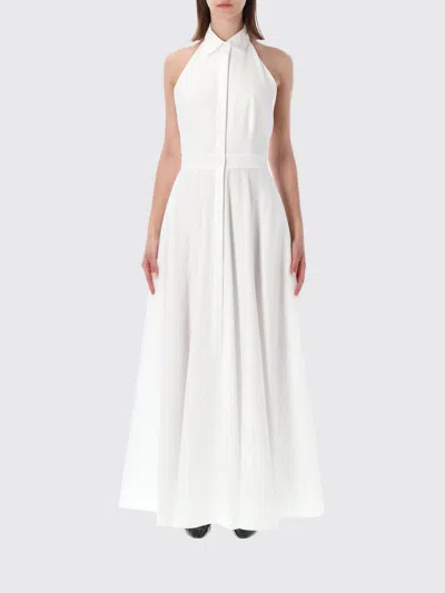 Ralph Lauren Halterneck Shirt Dress In White