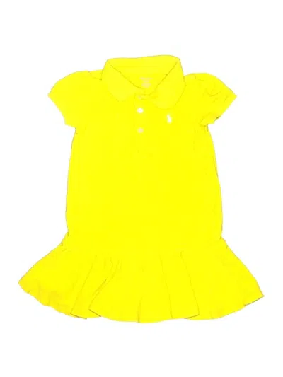 Pre-owned Ralph Lauren Kids' Dress In Yellow