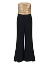 Ralph Lauren Jumpsuit Dress With Bow In Black