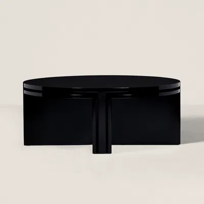 Ralph Lauren Duke Cocktail Table In Black