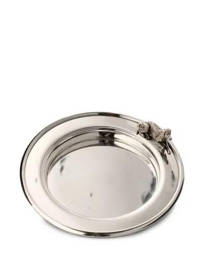 Ralph Lauren Eastman Dog-motif Tray In Gray