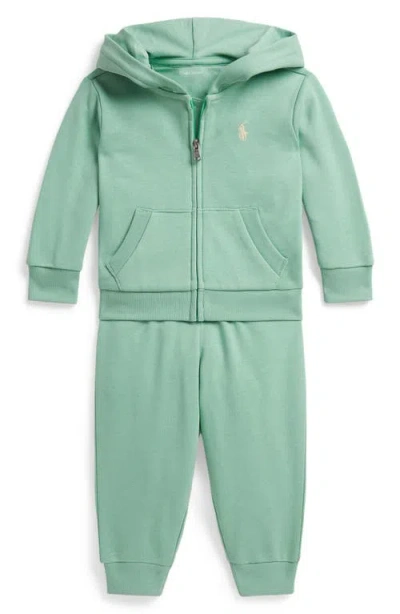 Ralph Lauren Baby Boys Logo Tracksuit In Green