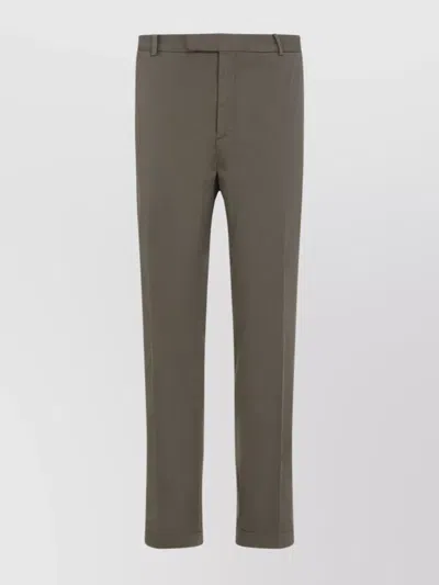 Ralph Lauren Eaton Pants With Belt Loops And Side Pockets In Green
