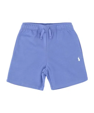 Ralph Lauren Elastic Waist Shorts In Purple