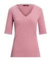 Ralph Lauren V Judy Elbow Sleeve Knit