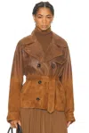 Ralph Lauren Eldrigde Moto Jacket In Brown