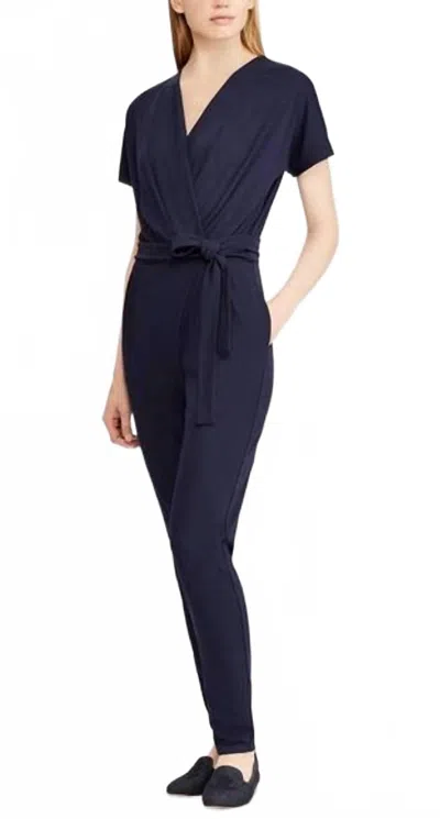 Ralph Lauren Elegant Jumpsuit In Navy In Blue
