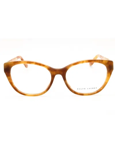 Ralph Lauren Elegant Oval Eyeglasses For Women In Brown