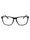 Ralph Lauren Elegant Rectangular Men's Eyeglasses In Black