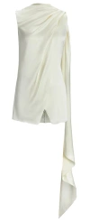 Polo Ralph Lauren Sleeveless Silk Blouse In White