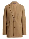 Ralph Lauren Collection Eli Basket-weave Tweed Jacket In Brown