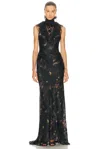 Ralph Lauren Ellen Gown In Multi