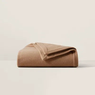 Ralph Lauren Ellerston Bed Blanket In Camel In Brown
