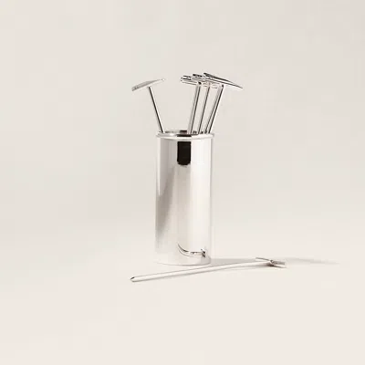 Ralph Lauren Ellery Cocktail Picks In Silver