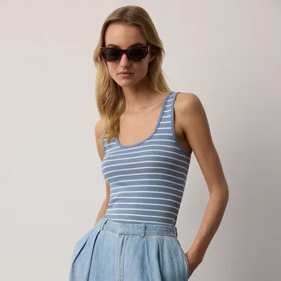 Ralph Lauren Ellis Striped Tank Top In Multi